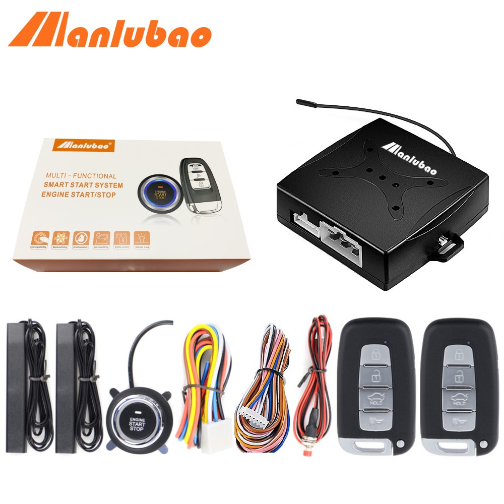 Manlubao A6A Car Start Stop Button Keyless Entry Push Start System