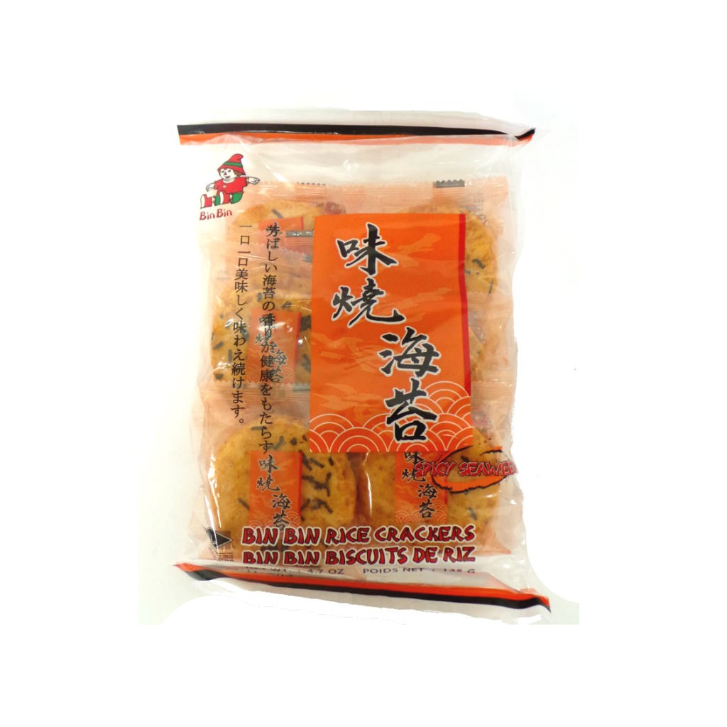 Bin Bin Rice Crackers Spicy Seaweed BBSS20 (10's x 135g x 20) Shopee