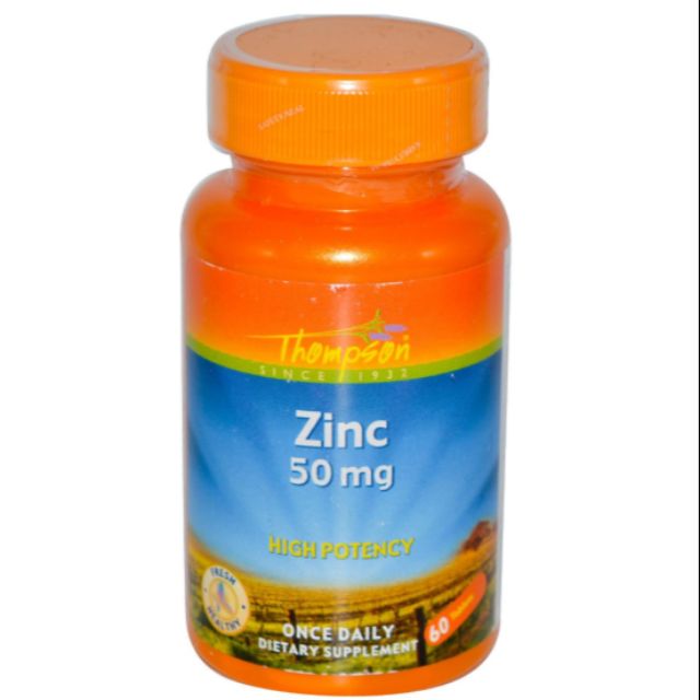 Zinc, 50 mg, 60 Tablets Shopee Malaysia