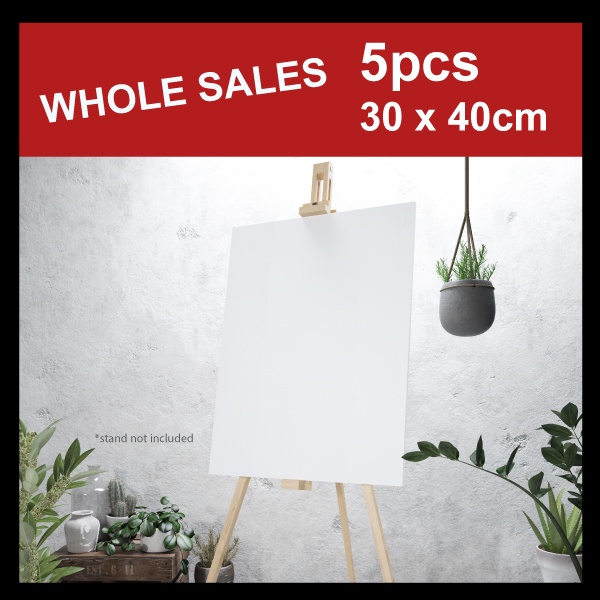 Blank Art Canvas for Oil Painting 30 x 40cm 5pcs Shopee Malaysia