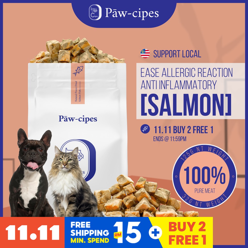 Pawcipes Freeze Dried Treats / Raw Meat (Wet / Dry / Kibble) Premium