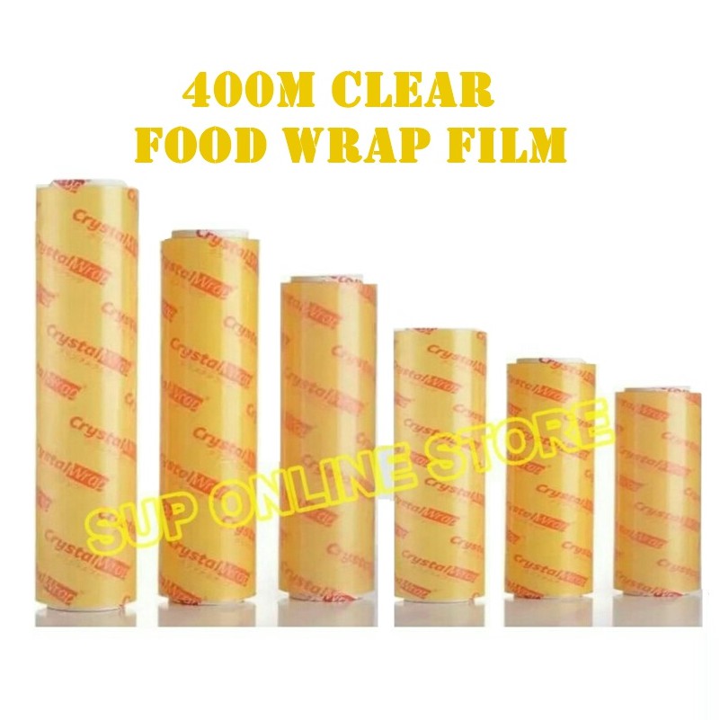 PVC Food Wrap 400m / Clear Food Wrap Film / Wrapping Firm /Plastic Wrap