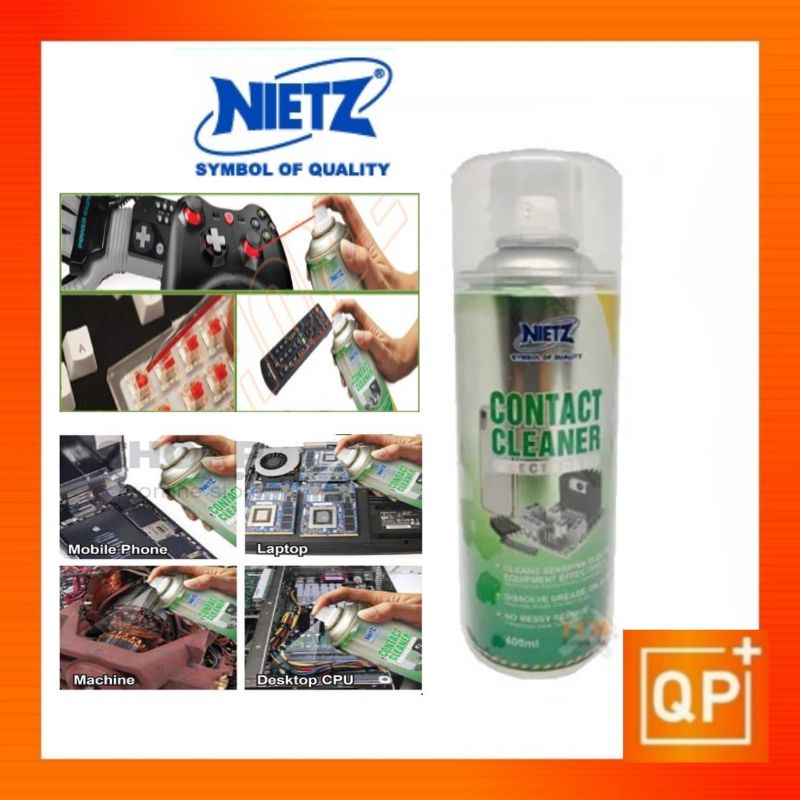 NIETZ ELECTRONIC CONTACT CLEANER CLEAN JOYSTICK MOTHERBOARD HANDPHONE