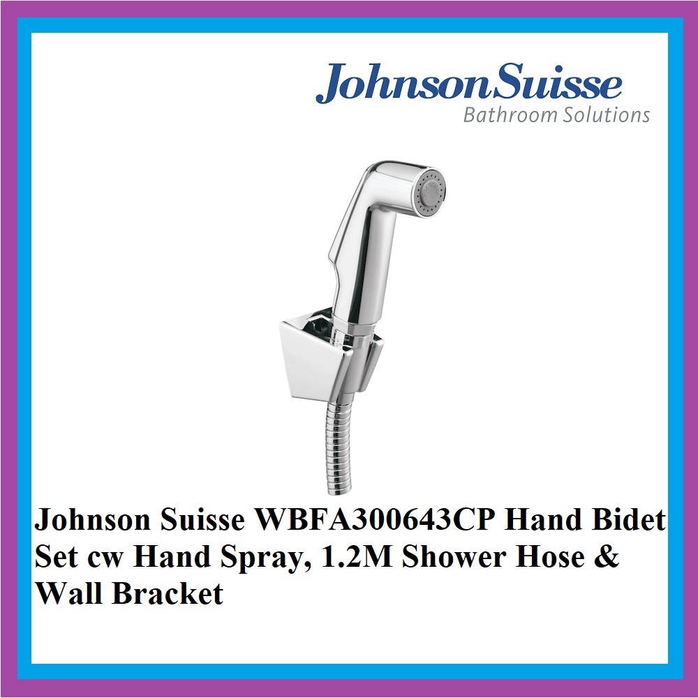 Johnson Suisse WBFA300643CP Hand Bidet Set with Hand Spray, 1.2m Shower