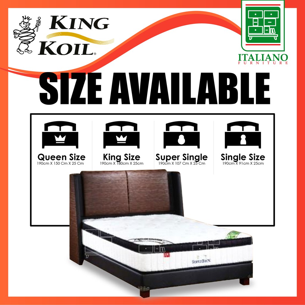 Harga Tilam King Koil Saiz King tilamratu