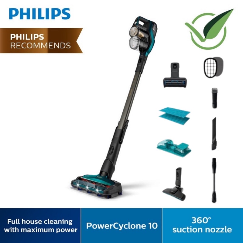 🔴Ready Stock🔴 Philips 8000 Speedpro Max Aqua Cordless Vacuum And Wet Wipe In One Go (Vacuum Mop 2 In 1) | Shopee Malaysia