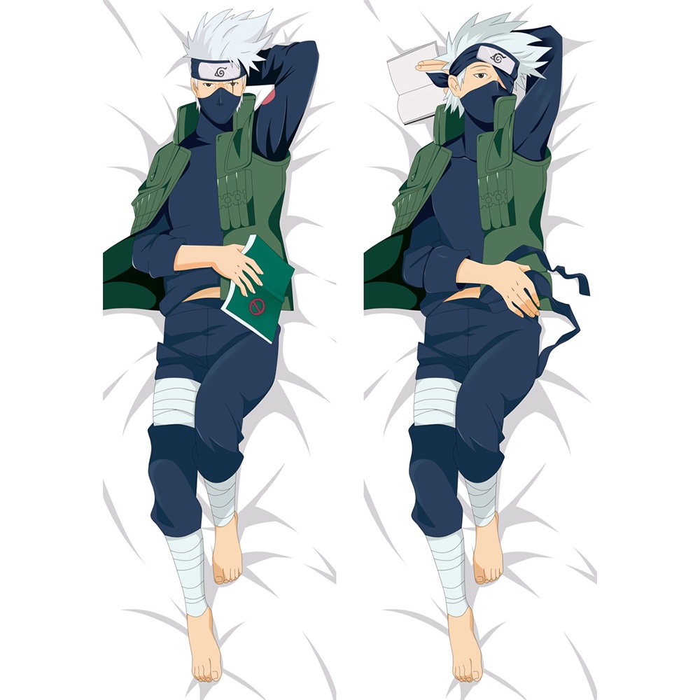 60x180cm Anime Hatake Kakashi Male Dakimakura Hugging Body Pillow Case