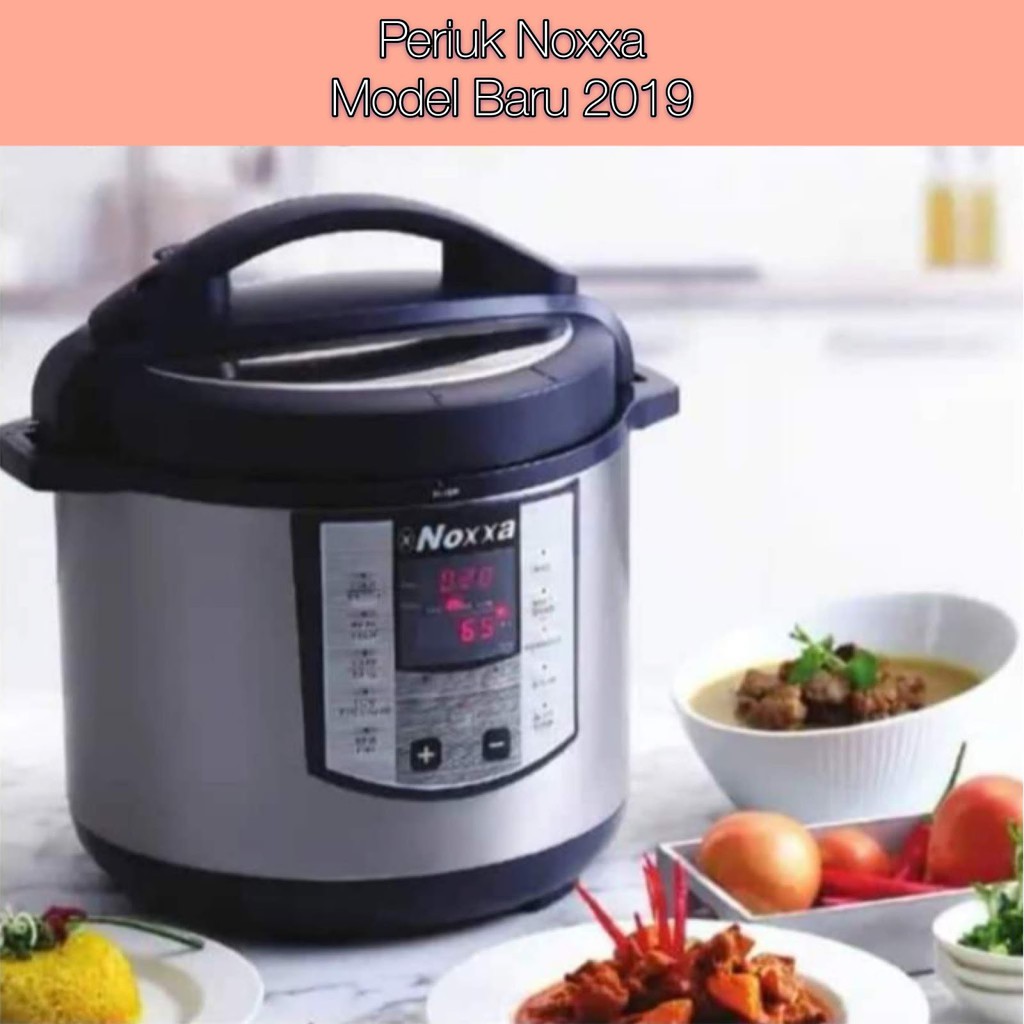EDISI BARU 2019 Noxxa Electric Multifunction Pressure Cooker with FREE