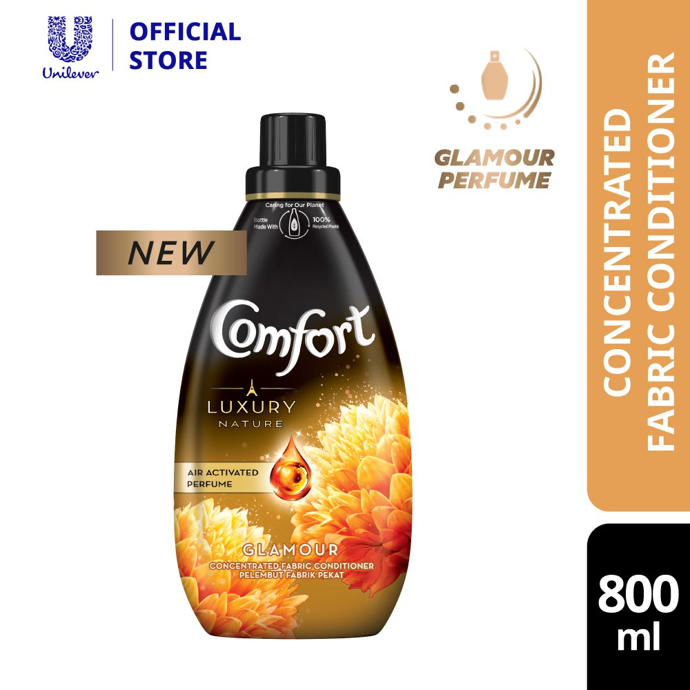 Comfort Concentrated Fabric Softener Luxury Nature Glamour (800ml