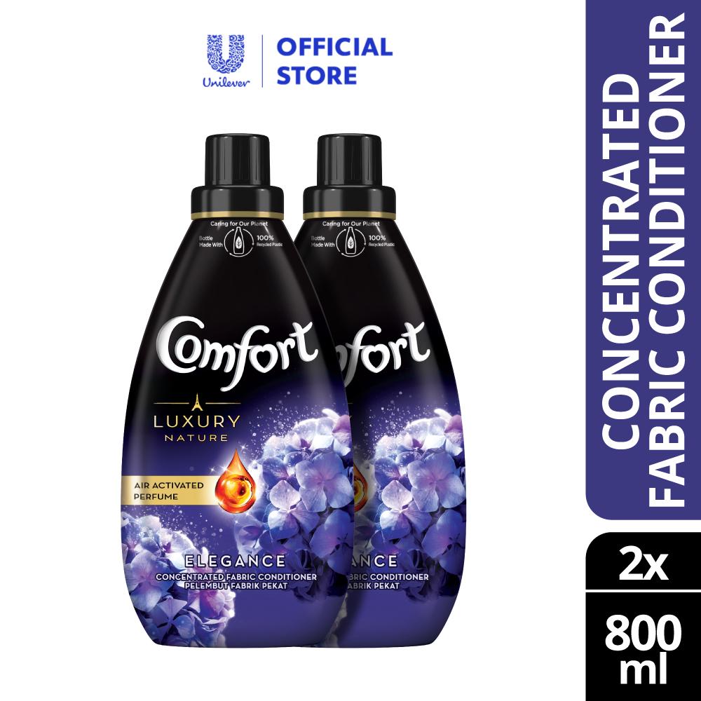 Comfort Concentrated Fabric Softener Luxury Nature Elegance (800ml x 2