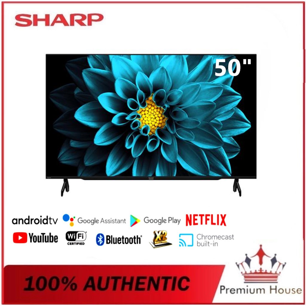 Sharp 4TC50DK1X AQUOS 50 Inch 4K UHD Android TV Shopee Malaysia