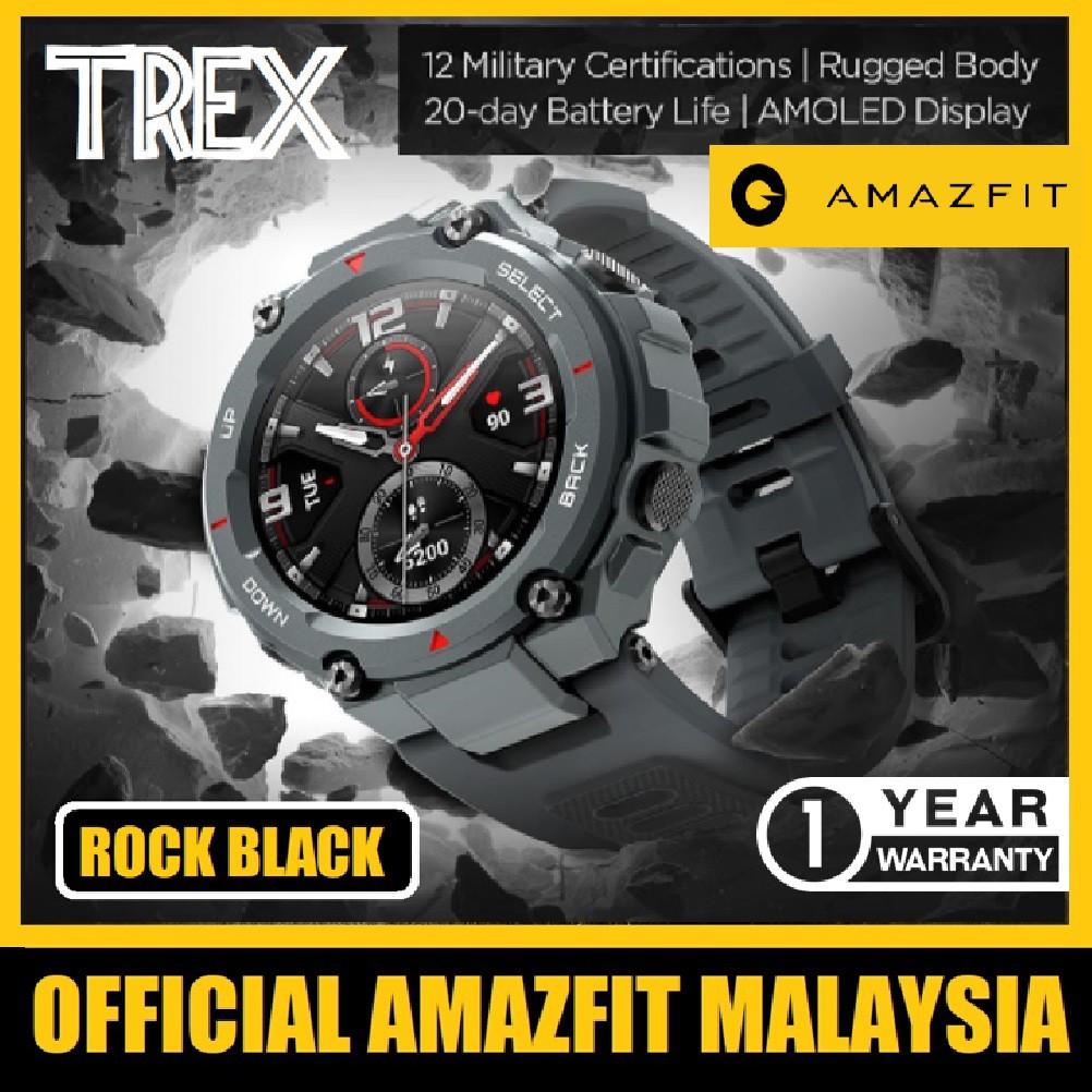 [OFFICIAL AMAZFIT MALAYSIA WRTY] 2020 Amazfit TRex TREX