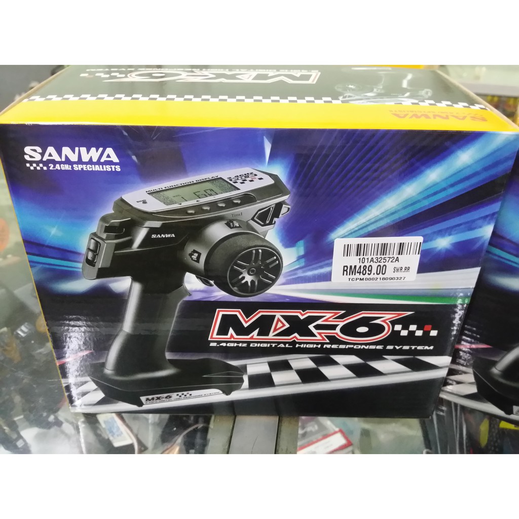 Sanwa MX-6 sanwa mx6 3 Channel RC Car Truck Buggy Boat Transmitter