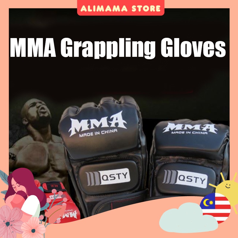Zooboo MMA Grappling Gloves Sport Boxing Gloves Training Combat Muay
