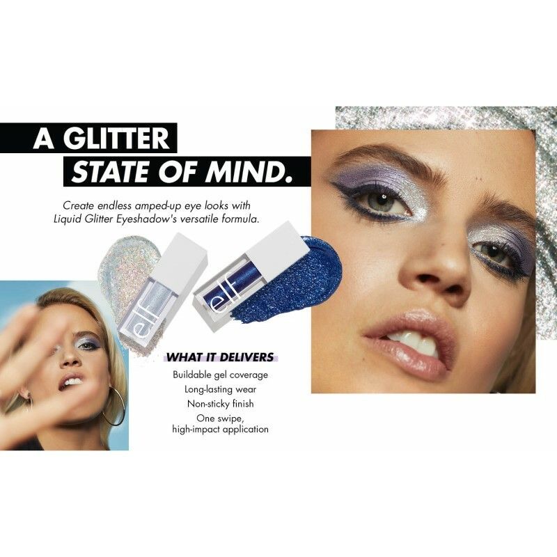 [COTD] ELF Liquid Glitter Eyeshadow Shopee Malaysia