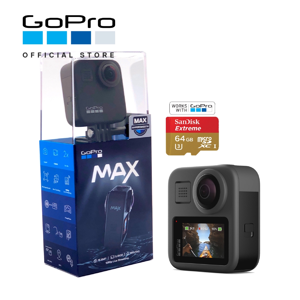 GoPro MAX 360 / Hero Max 5.6k Video Waterproof Action
