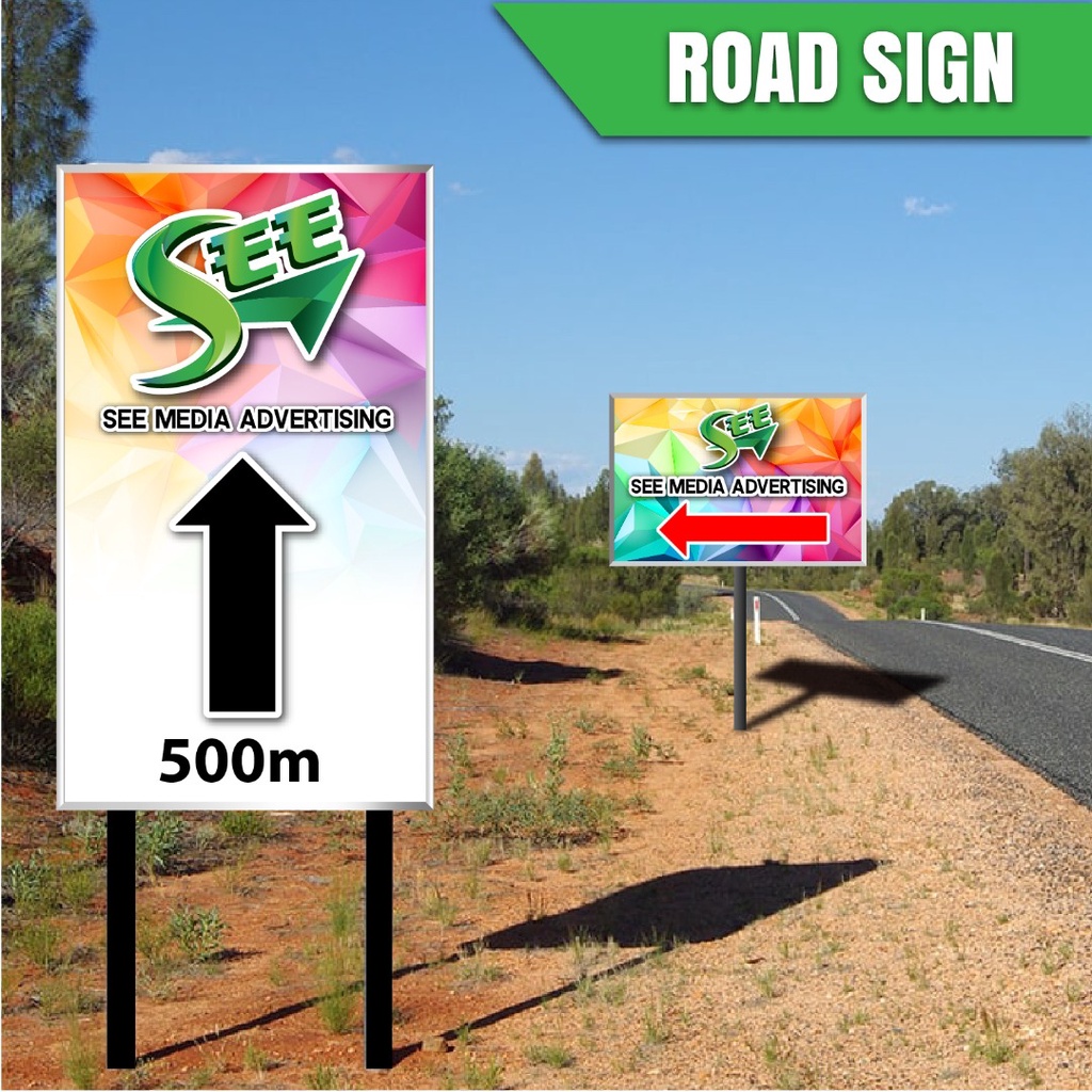 🚩ROAD SIGN /DIRECTION SIGN / SIGNBOARD TUNJUK ARAH🚩 Shopee Malaysia