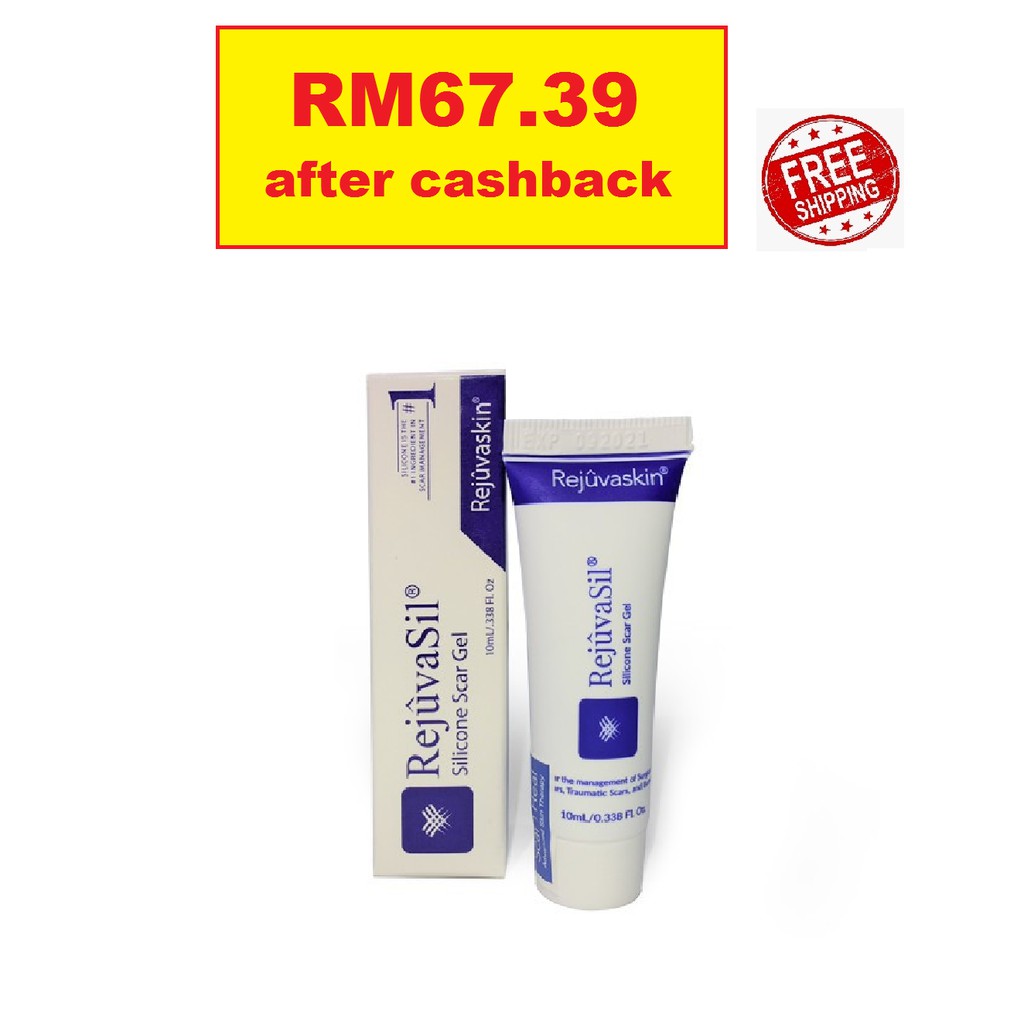 [RM84.59 after cashback] RejuvaSil Silicone Scar Gel 10ml/15ml [EXP 12/
