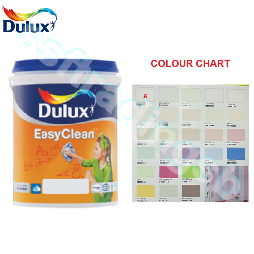 5LT DULUX EASYCLEAN COLOUR / 5 LITER DULUX EASY CLEAN COLOUR