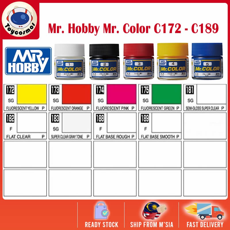 Mr.Hobby Mr. Color Lacquer Paint C172 C189 Paint Color for Plastic