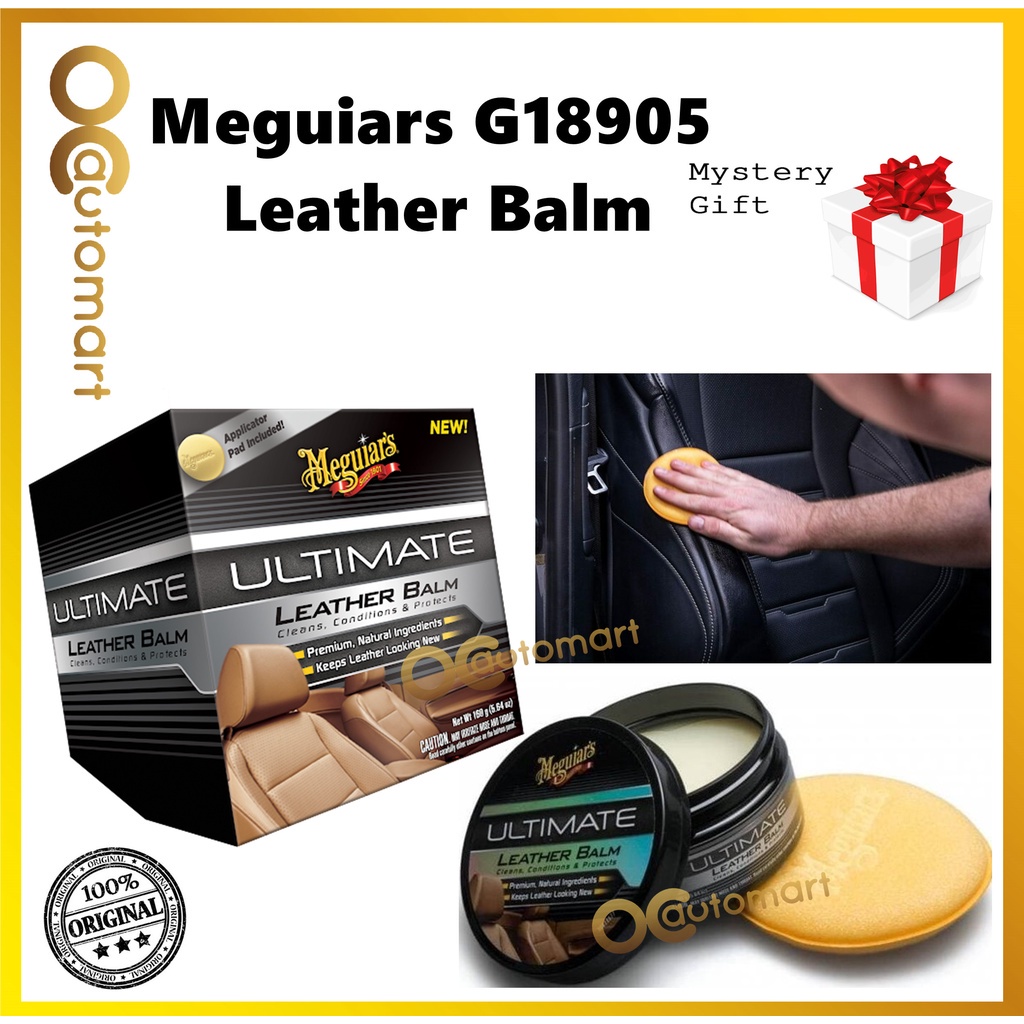 ( Free Gift ) Meguiar’s G18905 Ultimate Leather Balm 160g Meguiars