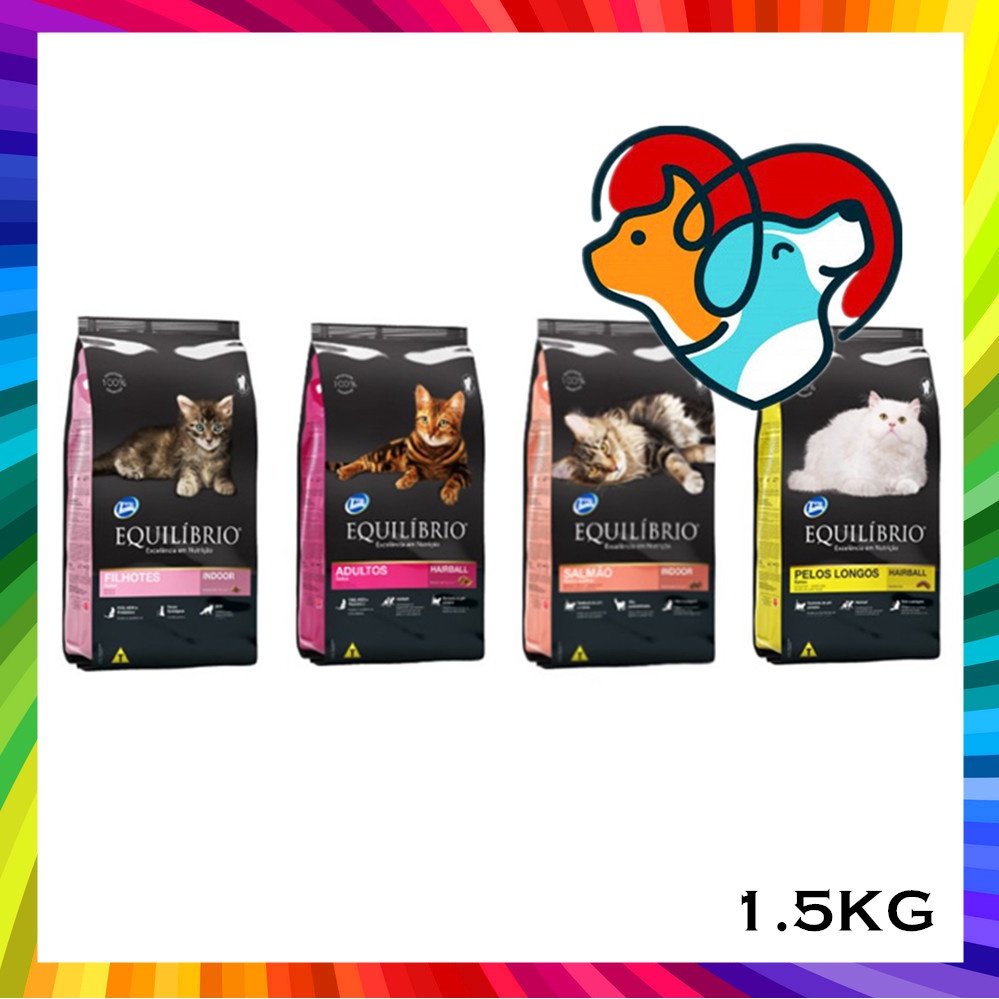 Equilibrio Kitten / Adult / Salmon / Long Hair Cat Food (Original Pack