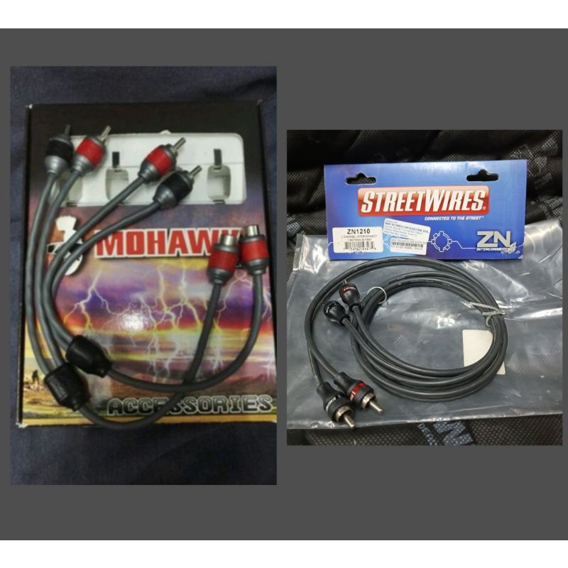 Mohawk RCA Cable (MLN 1Y2M, RCA 2.0 m) and Street Wire ( RCA 1.0m