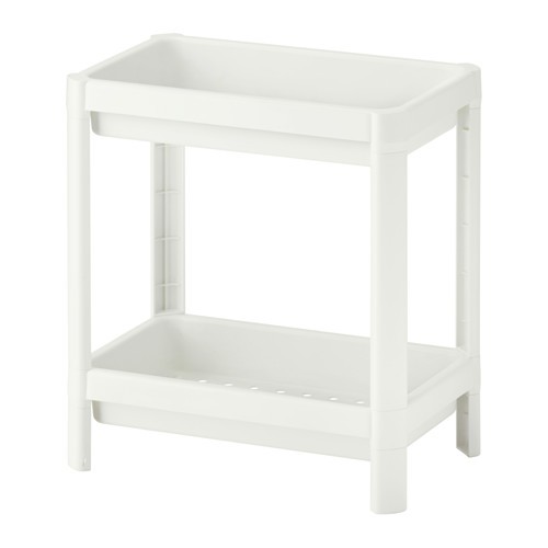 Ikea Vesken 2Tier Bathroom Shelf unit/Multifunction Storage Unit