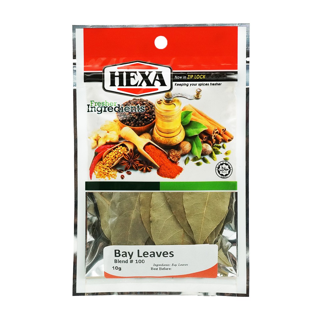 HEXA HALAL Bay Leaves 10gm Shopee Malaysia