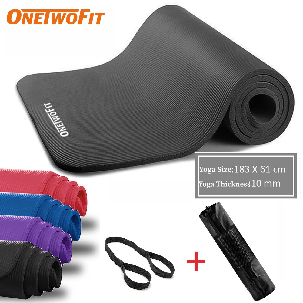 NBR Yoga Mat Anti Slip 10mm Extra Thick Excellent Soft Mat