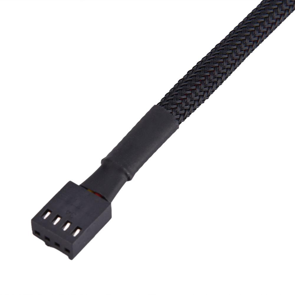1x 38cm 4 Pin PWM Connector Computer Case Fan Extension Power Splitter