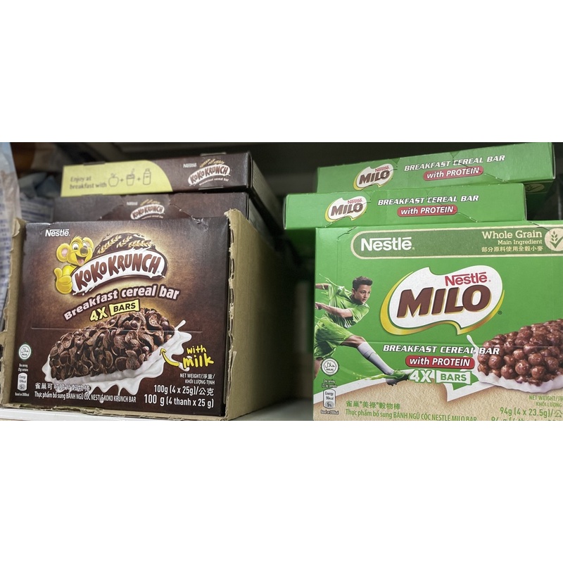 KOKOKRUNCH/MILO BREAKFAST CEREAL BAR NESTLE (4x23.5G) Shopee Malaysia