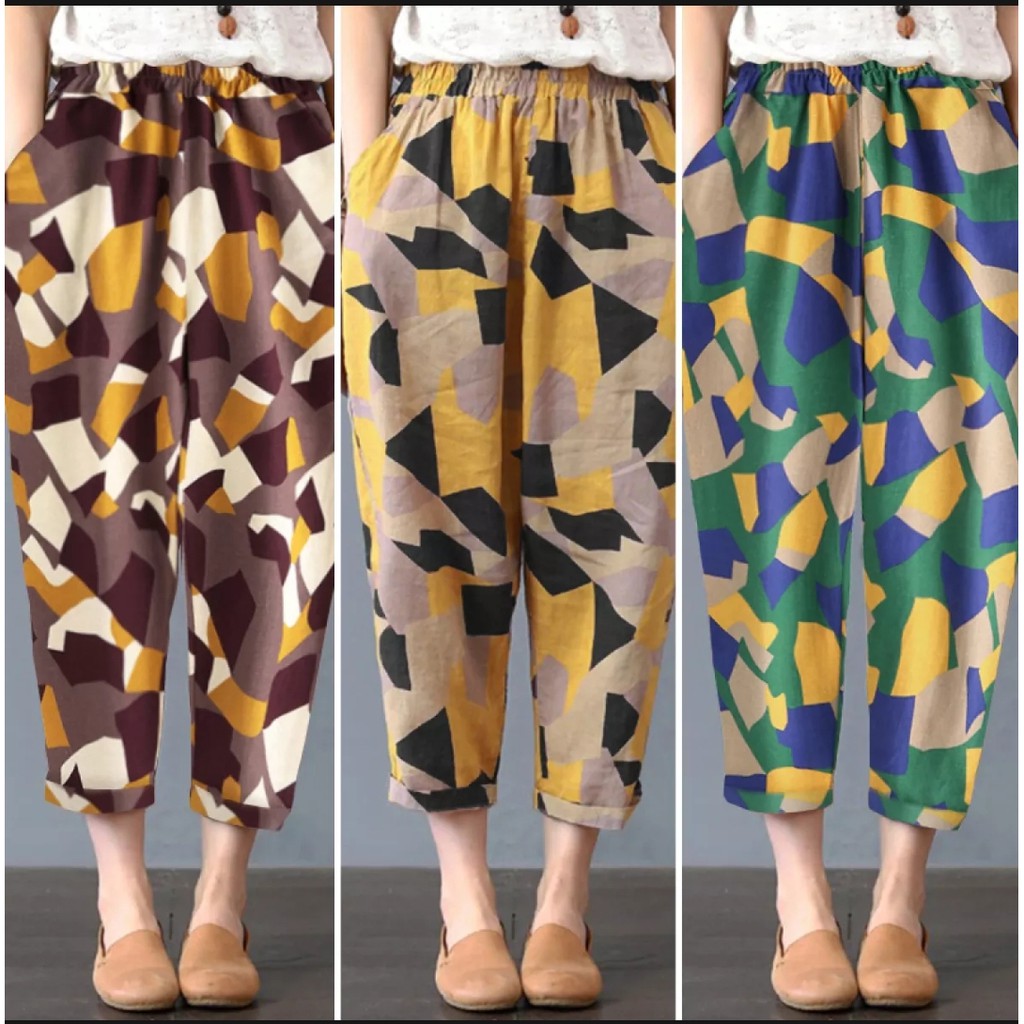 Hareem Retro Look Giggle PANTS Shopee Malaysia