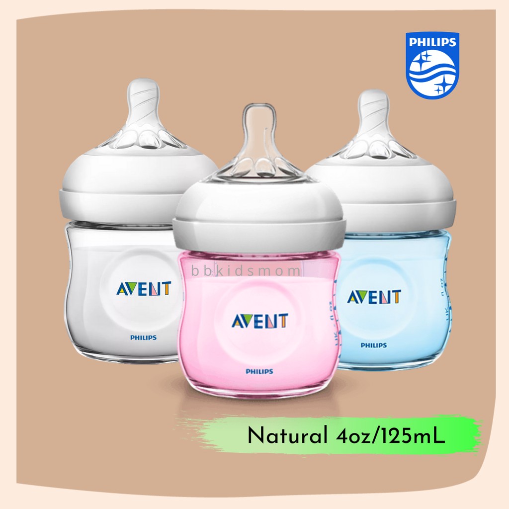 Botol Susu Philips Avent Natural 4oz/125mL Feeding Bottle
