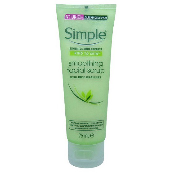 Simple Smoothing Facial Scrub 75ml