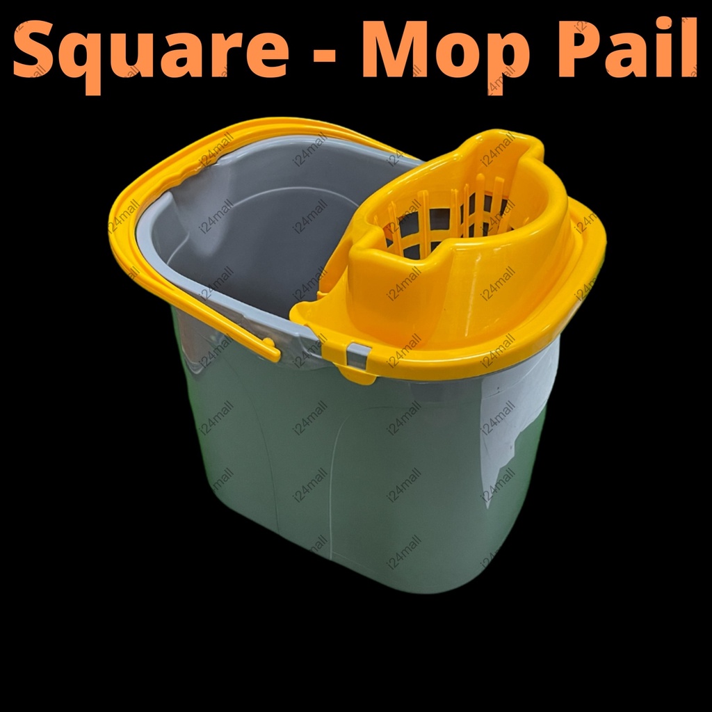 Jooly Plastic Mop Bucket With Wheel / Mop Pail With Wheels / Bekas