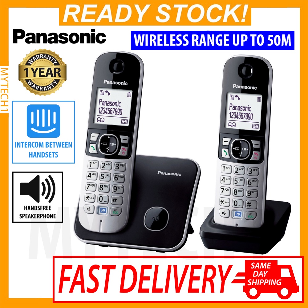 Panasonic Cordless Telephone KXTG6811/KXTG6812 Single or Twin