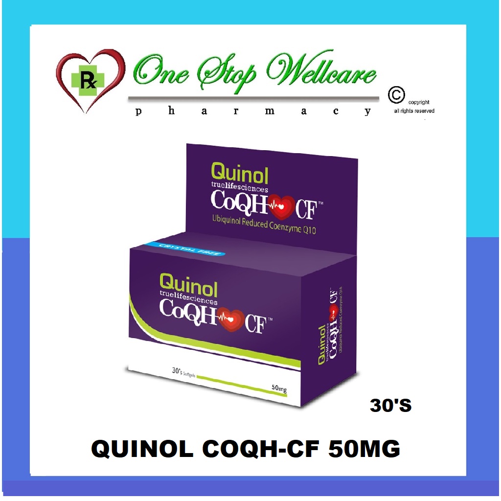 QUINOL CoQHCF (UBIQUINOL REDUCED COENZYME Q10) 30'S (EXP 04/2023) Shopee Malaysia