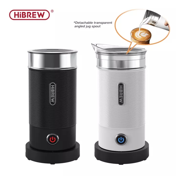 HiBREW Electric Milk Frother Machine Hot/Cold Latte Cappuccino Fully