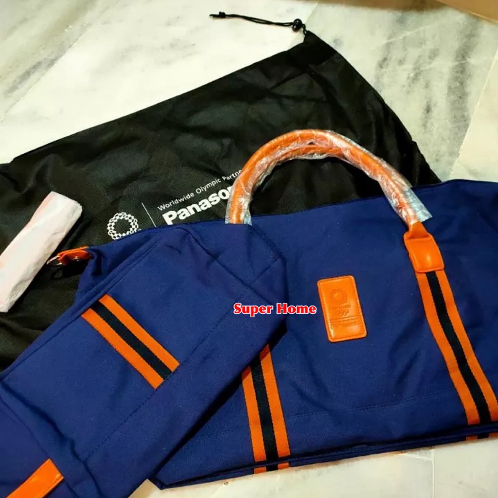 Panasonic Duffel Travel Bag Limited Edition Tokyo Olympic + Pouch Bag
