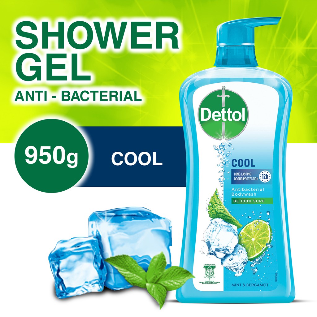 Dettol Shower Gel Cool (950ml) 8091418 Shopee Malaysia