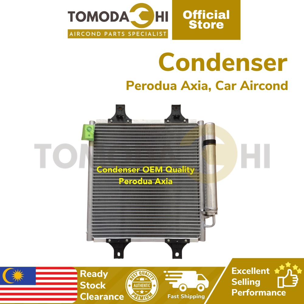 TOMODACHI Condenser Aircond Perodua Axia Tangki Air Cond Axia