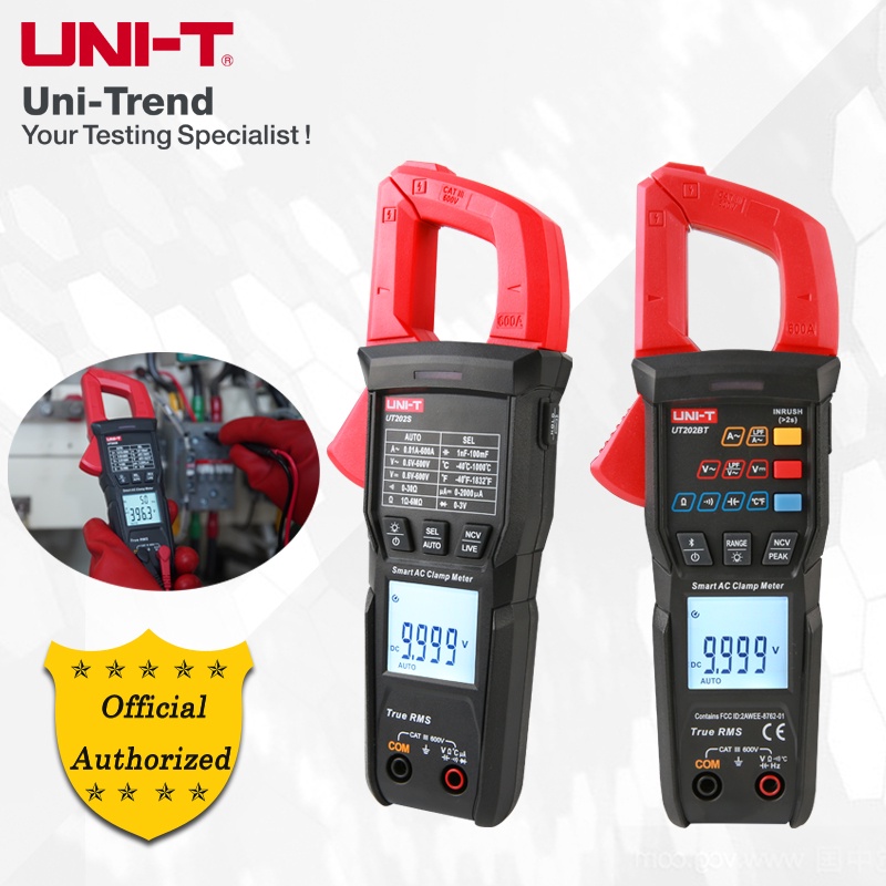 UNIT intelligent Clamp meter Clamp ammeters UT202S UT202BT With