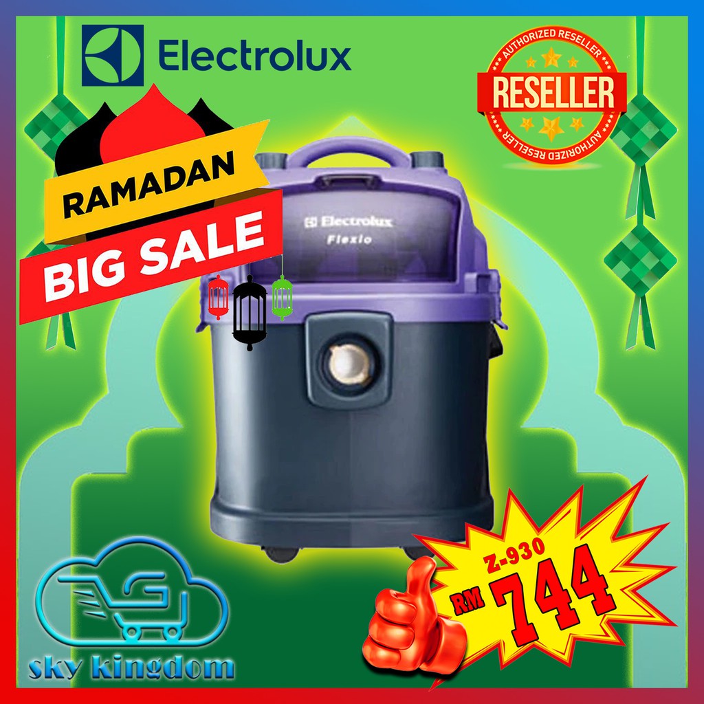 Electrolux Wet & Dry Vacuum Cleaner Cassis (Purple) Z930 Shopee