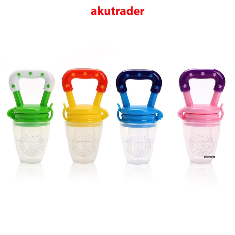 Double Combo Baby Feeder Mesh Silicone Baby Fruit Food Feeder Baby