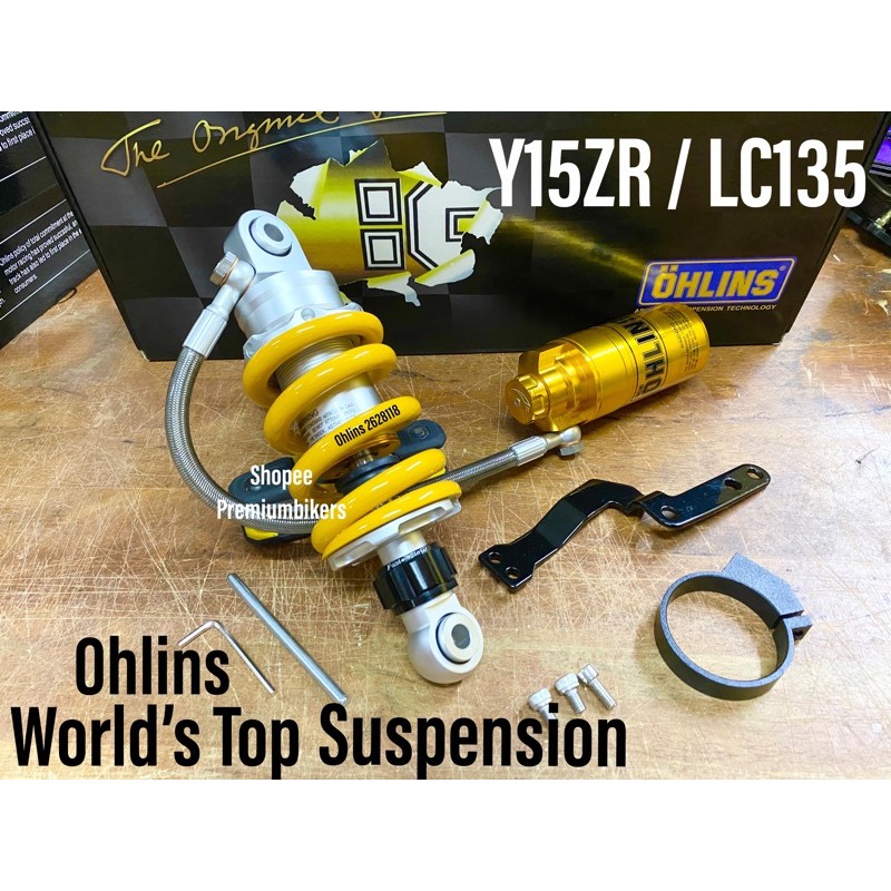 OHLINS MONOSHOCK Y15ZR LC135 RS150 210MM 205MM 230MM MONO ADJUSTABLE GAS MONOSHOCK Y15 LC RS
