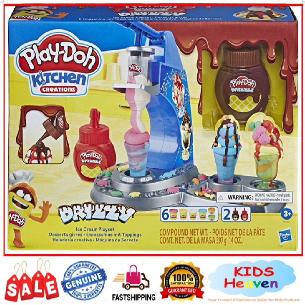 PlayDoh Kitchen Creations Drizzy Ice Cream Playset / Mini