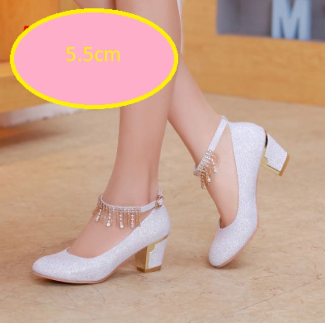 Kasut kawin pelbagai pilihan heel silver wedding shoes