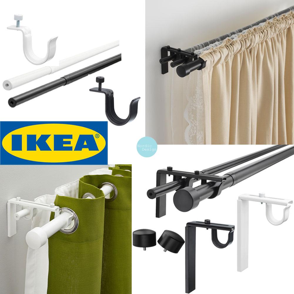 Rod Langsir Batang Langsir Curtain Rod IKEA Wall Brackets Besi Langsir