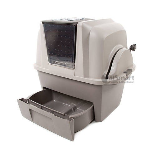 Catit SmartSift Litter Box With Easy Scooping System Grey Shopee Malaysia
